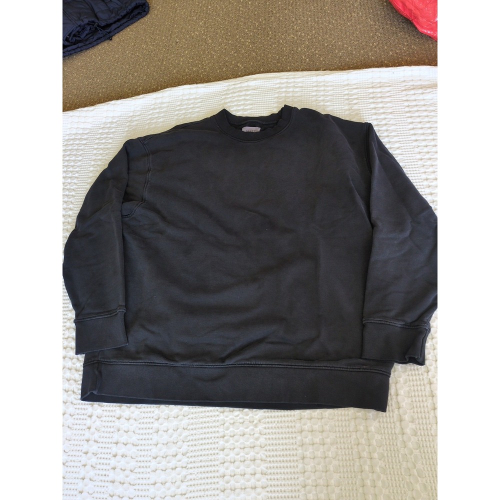 Mate The Label Men's Organic Fleece Crew Neck Sweatshirt Size Medium Large